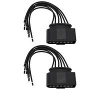 YINETTECH 2x 6 pin Car Connector Repair Kit 1J0973726 Compatible with VW Compatible with Audi