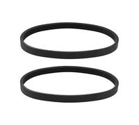 YINETTECH 2x Bandsaw Drive Belt 130J Ribbed Type 340mm, Compatible with Metabo Compatible with Elektra Beckum BAS 250 G