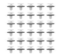 YINETTECH 30x Car Side Door Card Trim Panel Clip White Plastic Moulding Fastener Retainers Compatible with Transit 2006-2014 4046124