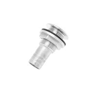 YINETTECH 316 Stainless Steel Boat Water Drain Plug Thru-Hull Fitting Drain Joint with Custom Gasket Boat Plumbing Fittings for Boats, Yachts, Marine, 3/4inch