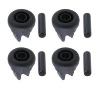 YINETTECH 4 Pieces Car Rear Boot Parcel String Clips 14 * 12.8mm Parcel Shelf Pins Compatible with Seat 124 1968-1980 127 1972-1982, Black