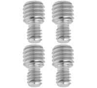 YINETTECH 4Pcs 3/8 inch Male to 1/4inch Male Adapter Screw Suitable for Monopod Tripod and Quick Release Plate