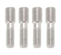 YINETTECH 4PCS 304 Stainless Steel Exhaust Manifold Stud M8x1.25 to M10x1.5 Reducing Screw Compatible with ATU Akros 1997-1998 Silver