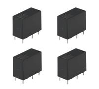 YINETTECH 4Pcs 5Pin Power Relay ALQ124 24V 10A for PCB or Socket Mounting Home Appliances