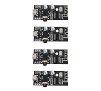YINETTECH 4Pcs 5V USB MH-M28 Wireless Bluetooth 4.2 MP3 Audio Player Module 3.5mm Audio Port