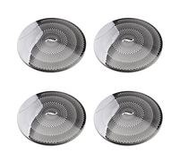 YINETTECH 4PCS Car Audio Speaker Cover Door Loudspeaker Trim Compatible with Mercedes-Benz E/C/GLC Class W213 W205 Car Interior Accessories Bright Silver Stainless Steel