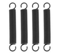 YINETTECH 4Pcs Extension Spring Replacement Part 95mm Spring Steel Dual Hook Tension Spring Suitable for Lift Top Coffee Table DIY Home Repair Black