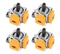 YINETTECH 4pcs Game Console Hall Effect Joystick Replacement Compatible with PlayStation 5 Controller 3D Analog Sensor Wheel Finger Lever Module