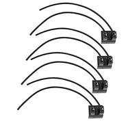 YINETTECH 4PCS H7 PX26D Lamp Socket Wiring Harness Connector for H7 PX26D Light Bulb Night Breaker Lamps H7 High Beam Fog Lights 14cm 12V-24V