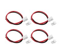 YINETTECH 4Pcs JST VH 3.96mm 2Pin Connector Plug Single-Ended Female Electronic Cable with Male Socket 22AWG for Car Speakers Radio 20cm