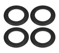 YINETTECH 4pcs Kitchen Sink Stopper Gasket Kitchen Strainer Basket Plug NBR Rubber Sealing Gasket Sink Plug Sealing Washer Replacement Rubber Seal Rings