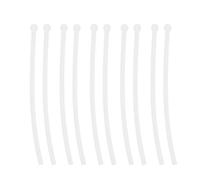 YINETTECH 5 Pairs of Eyeglass Replacement End Tips Silicone Ear Hooks 70mm Eyeglass Anti Slip Ear Sock Glasses Ear Grip Compatible with Air Spirit Titaniums Temples