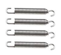 YINETTECH 50x10mm Expansion Chambers Springs Exhaust Springs Rotatable Mounting Spring 4pcs For Motorcycle Scooter ATV