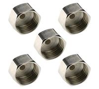 YINETTECH 5PCS 1/2" Female Stainless Steel Pipe Cap Connectors for Capping Outlets