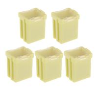 YINETTECH 5pcs 60A 58V Square Female Fuse Compatible with Ford OE 4655709 Electrical Replacement