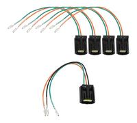 YINETTECH 5pcs LED Light Blub Wiring Conversion Kit 2 Pin and 3 Pin Plugs Compatible with Land Rover Defender 1983-1993