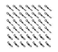 YINETTECH 60pcs Swivels For Carp Coarse Fishing Terminal End Tackle Quick Change Covert Swivel Connectors 3 Types Fishing Line Connectors