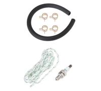 YINETTECH Compatible with Hayter Harrier 48 Service Kit with Spark Plug, 3m Pull Cord, Fuel Pipe and Clips Compatible with Briggs Quantum Engines