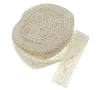 YINETTECH Cotton Crochet Ivory Lace Edge Trim Ribbon Craft Vintage Wedding Decoration