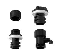 YINETTECH Set of 3Pcs Cooler Drain Plugs Hose with Shut Off Valve Compatible with YETI Compatible with Roadie RTIC 20QT 45QT 65QT Cooler