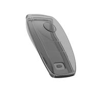 YINETTECH Transparent Black Car Key Case Shell Compatible with Mercedes-Benz A-Class AMG GT 2019-2022 C-Class 2019-2021