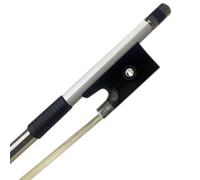 yinfeel 1pcs of 4/4 carbon fiber violin bow,blue,pink,green,white,coffee coulour white horse hair for adult (white)