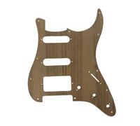 Yinfente 11 Hole 3 Ply Ashwood Electric Guitar Pickguard Solid Wood Strat Electric Guitar Scratch Plate SSH Style Guitar Accessories