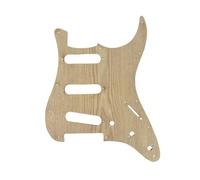 Yinfente 11 Hole 3 Ply Ashwood Electric Guitar Pickguard Solid Wood Strat Electric Guitar Scratch Plate SSS Style Guitar Accessories