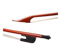 Yinfente 4/4 Violin Bow Barzilwood Baroque Bows Outward timber Natural Bow Hair Full Size Bows (white)