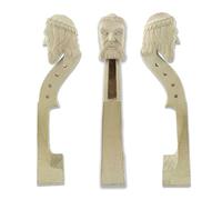 Yinfente 4/4 Violin Neck Maple Wood Handcrafted Violin Neck 4 String Solid Wood Violin Replacement Violin Accessories (Man)