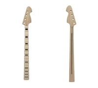 Yinfente Bass Guitar Neck 22fret 34inch Maple guitar Fretboard Block Inlay DIY Guitar Block Inlay (Maple Fretboard)