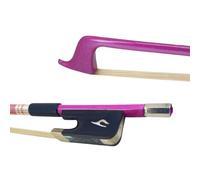 Yinfente Cello Bow 4/4 Carbon Fiber Lightweight Well Balance Natural Mongolian Stallion Horse Ebony Frog With Nice Inlay Hand Crafted by Professional Master