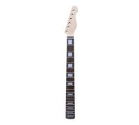 Yinfente Electric Guitar Neck 21 Fret 25.5 Inch Rosewood Fretboard Block Inlay clear Paint For Build guitar