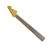 Yinfente Electric Guitar Neck 21 Fret 25.5 Inch Rosewood Fretboard Finish Paint Bolt On Heel DIY