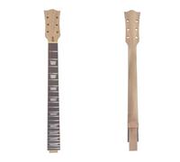 Yinfente Electric Guitar Neck 22 Fret 24.75 Inch Mahoghhany Neck Rosewood Fretboard trapezoidal inlay Set in Heel