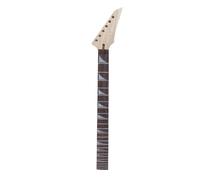 Yinfente Electric Guitar Neck 24 Fret 25.5 Inch Maple wood Rosewood Fretboard Shark Fin Inlay Guitar Replacement (rosewood-fretboard)
