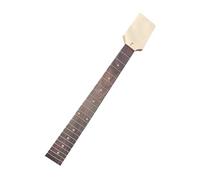 Yinfente Unfinished Electric Guitar Neck Replacement 24 Fret 25.5 Inch Maple wood Fretboard (blackhead)