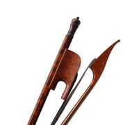 Yinfente Violin Bow 4/4 Full Size Snakewood Baroque Style Long Screw Outward timber Natural Black Bow Horse Hair Well Balance