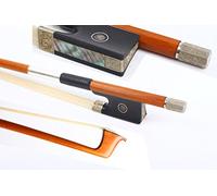 Yinfente Violin Bow Pernambuco Wood Full Size 4/4 Ebony Frog Advance Bow Hair (Without-pattern)