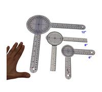 YinFun Goniometer Kit - Practical Size Choices for Home & Clinical Use - Easy to Read - Versatile for Novice & Professionals