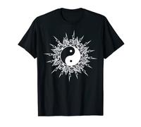 Ying Yang Buddha Yoga Shiva Meditation Rocker Gothic Occult T-Shirt