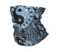 Ying Yang Diagram Print Face Mask Cover Cold Weather Scarf Gaiter Scarf Windproof Winter Neck Warmer For Men And Women