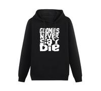 YINGBUFAN Men's Cotton Hooded Goonies Never Say Die 80S Cult Kids Movie Hoodie Black XXL