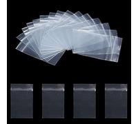 Yingcen 500 Pcs 4x6 cm Seal Bags Small Clear Plastic Ziplock Bags Resealable Storage Pouches, Perfect for Rings, Pills, and Storage All Small Parts