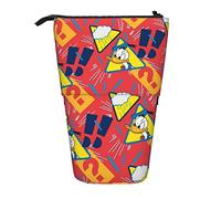 YINGD 1Donald Duck Pencil Case Expandable Peanuts Organizer Bags Retractable Cute Large Capacity Boy Girl Stationery Pouch Lightweight for School Office JI52