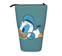 YINGD 1Donald Duck Pencil Case Expandable Peanuts Organizer Bags Retractable Cute Large Capacity Boy Girl Stationery Pouch Lightweight for School Office f4