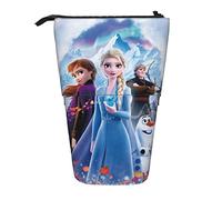 YINGD 1Frozen Pencil Case Expandable Peanuts Organizer Bags Retractable Cute Large Capacity Boy Girl Stationery Pouch Lightweight for School Office cv179