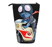 YINGD 2 Kamen Rider Pencil Case Expandable Peanuts Organizer Bags Retractable Cute Large Capacity Boy Girl Stationery Pouch Lightweight for School Office ci4