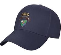 YINGD 3rd Battalion 75th Ranger Regiment with Ranger Baseball Cap Men Women Classic Dad Hat Adjustable Plain Hat Black