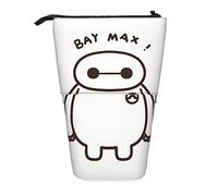 YINGD 6 Baymax Pencil Case Expandable Peanuts Organizer Bags Retractable Cute Large Capacity Boy Girl Stationery Pouch Lightweight for School Office ci21